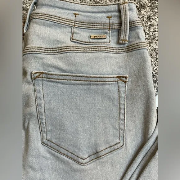 ⭐️ Prana Soma Jean Light Washed Blue Size 29 (8) stretch skinny womens jeans