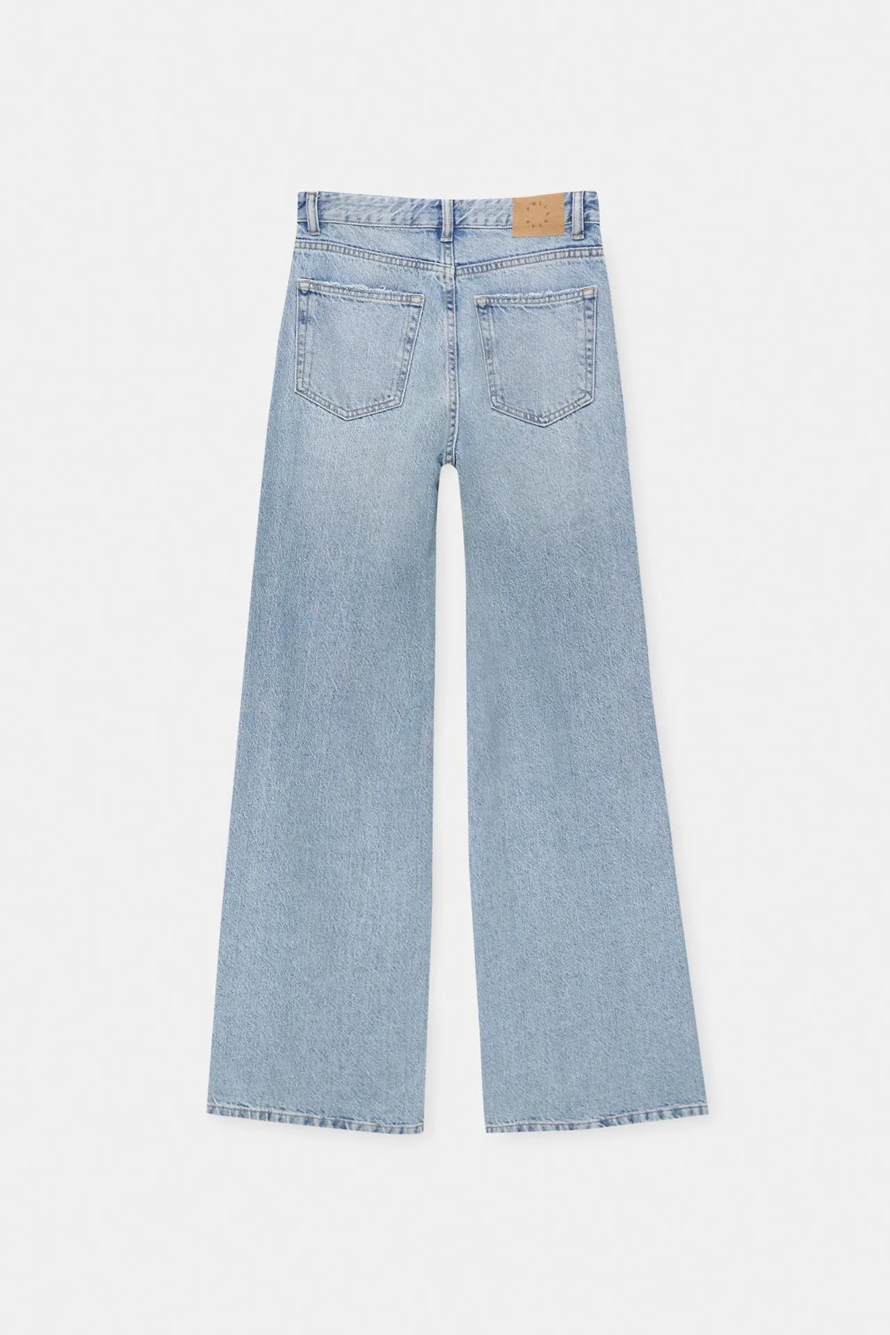 03 Pb Highwaist wide leg jeans Light blue color