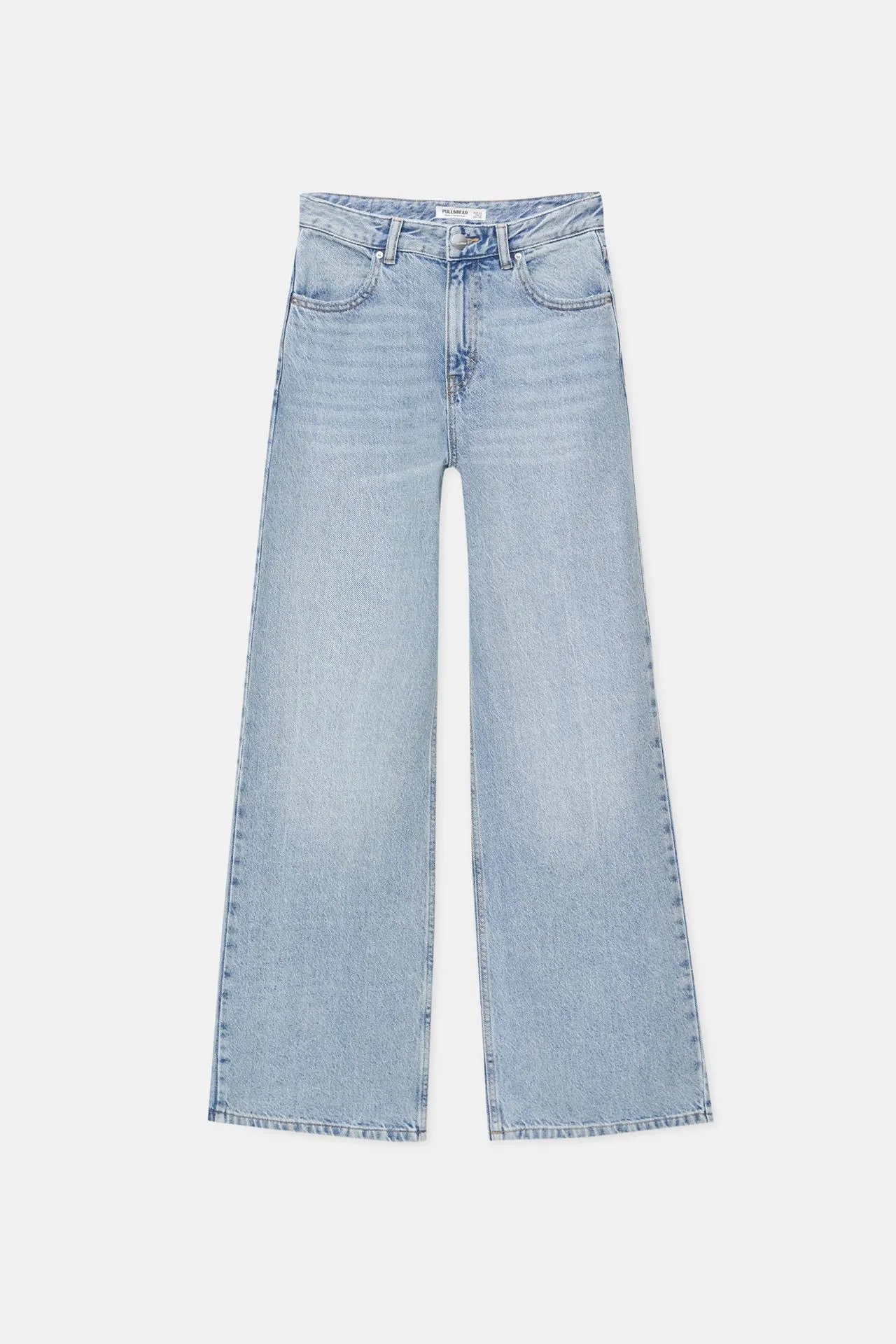 03 Pb Highwaist wide leg jeans Light blue color