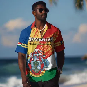 29 June Seychelles Independence Day Hawaiian Shirt Flag Style LT14