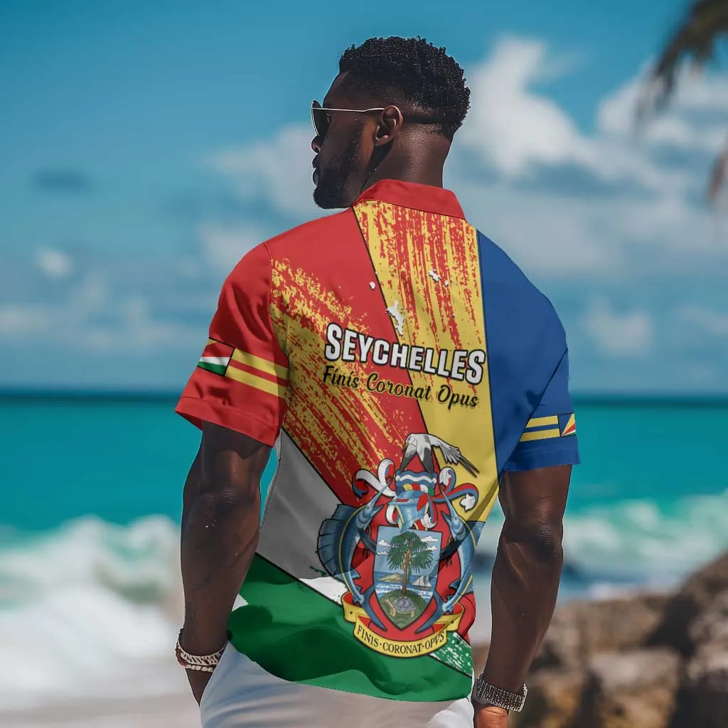 29 June Seychelles Independence Day Hawaiian Shirt Flag Style LT14