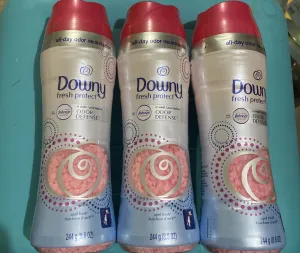 (3) DOWNY Fresh Protect In-Wash Odor Shield w/ Febreze APRIL FRESH Booster 8.6oz