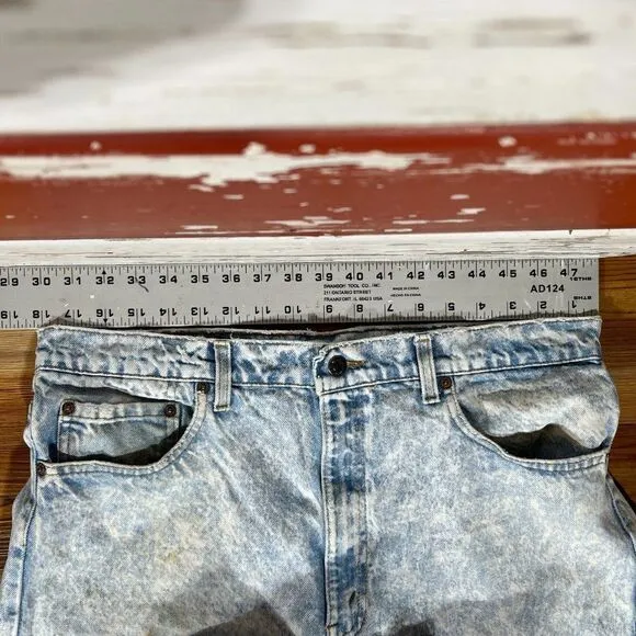 36w‎ 80s USA Vintage Levi’s 505 Acid Wash Cutoffs