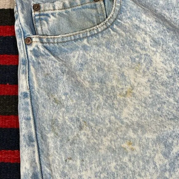 36w‎ 80s USA Vintage Levi’s 505 Acid Wash Cutoffs