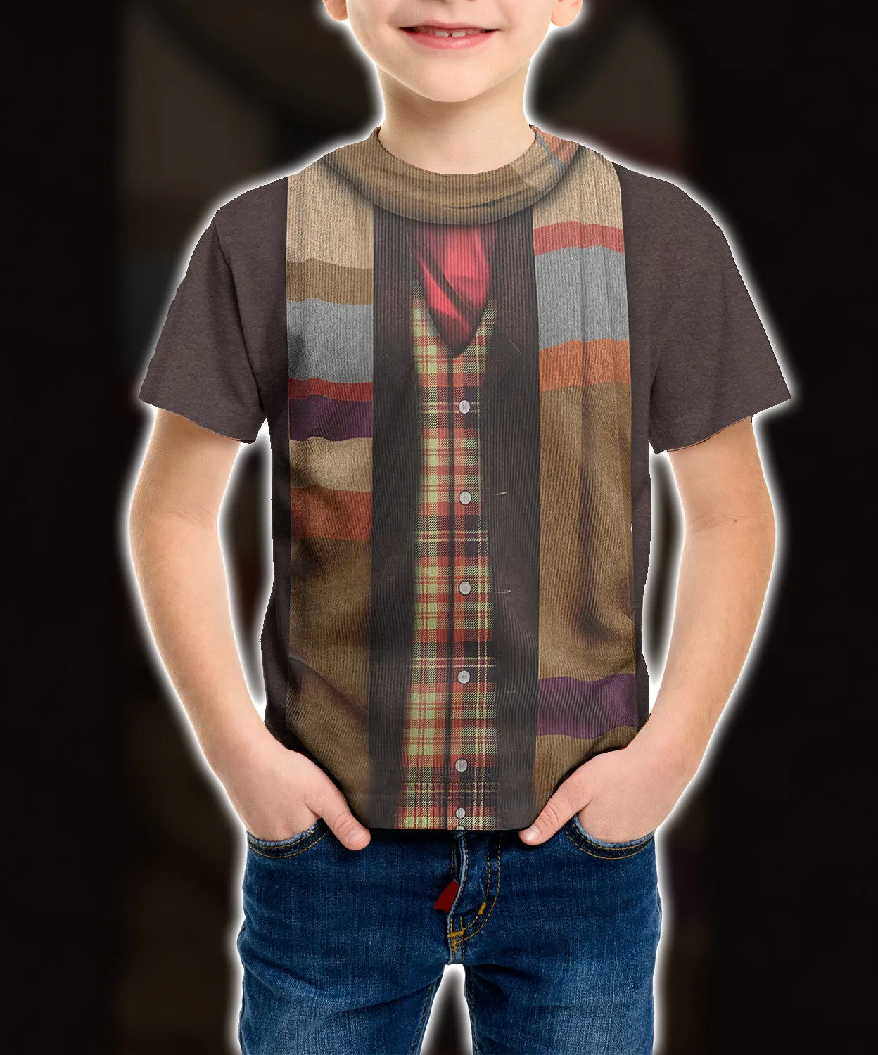 3D 4th Doctor Who Custom Cosplay Kid Tshirt Apparel QT205253Wc