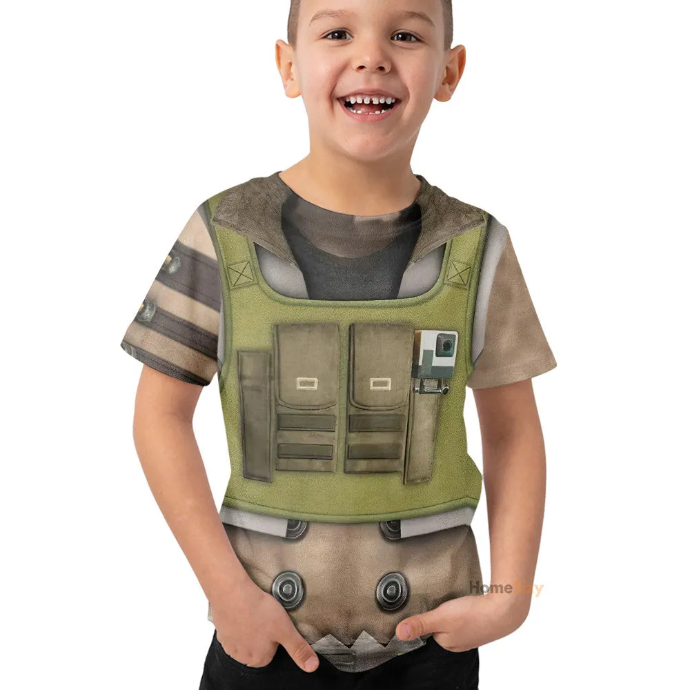 3D Apex Legends Octane Custom Cosplay Costume Kid Tshirt QT208521Hf