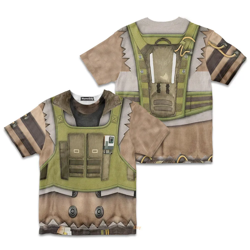 3D Apex Legends Octane Custom Cosplay Costume Kid Tshirt QT208521Hf