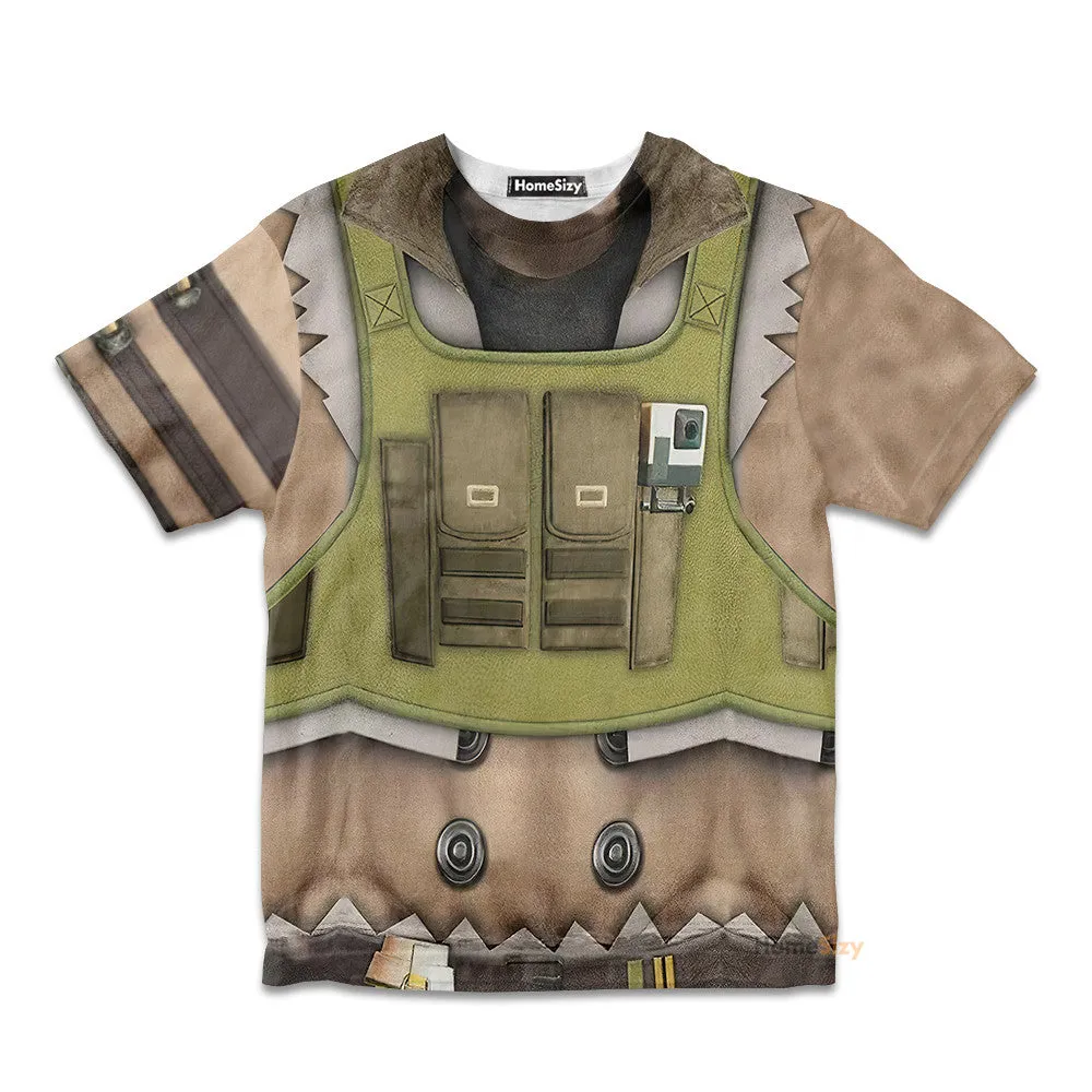 3D Apex Legends Octane Custom Cosplay Costume Kid Tshirt QT208521Hf