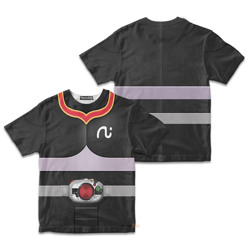 3D Kamen Rider ZKack RX Custom Cosplay Costume Kid Tshirt QT307107