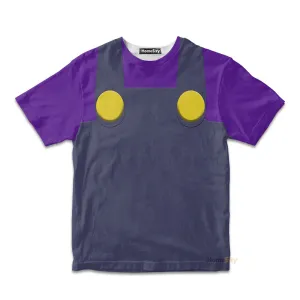 3D Waluigi Custom Cosplay Costume Kid Tshirt QT205287Hf