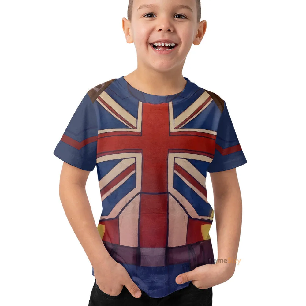 3D What If Captain Carter Kid Tshirt QT209016Hc