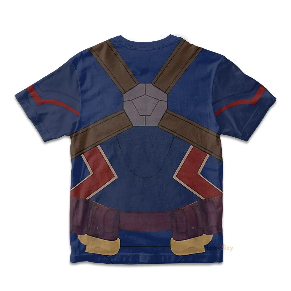 3D What If Captain Carter Kid Tshirt QT209016Hc