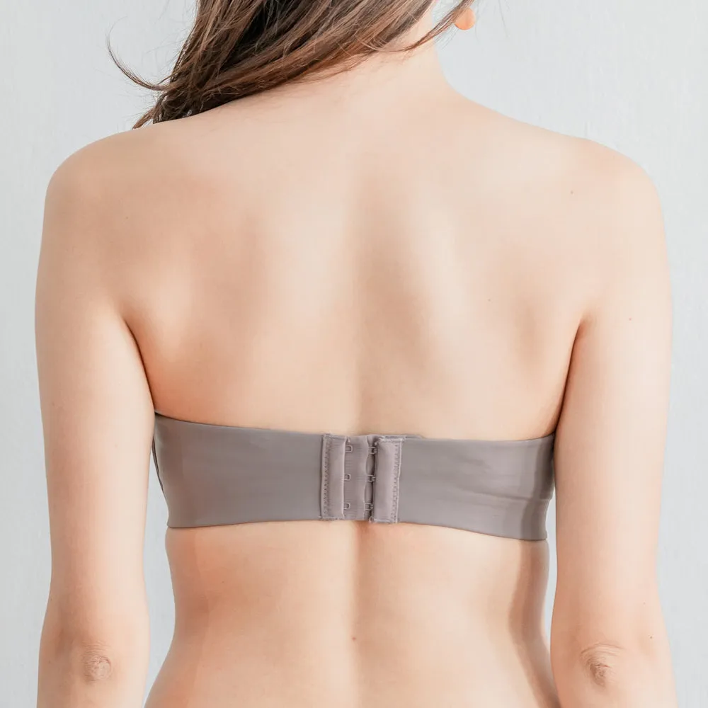 4th Gen X 100% Non-Slip Wireless Strapless Bra in Grey