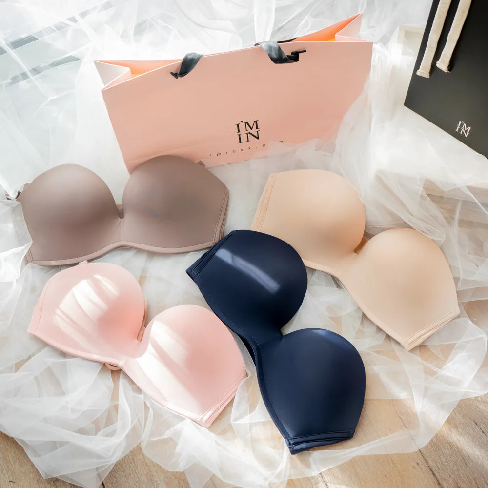 4th Gen X 100% Non-Slip Wireless Strapless Bra in Nude