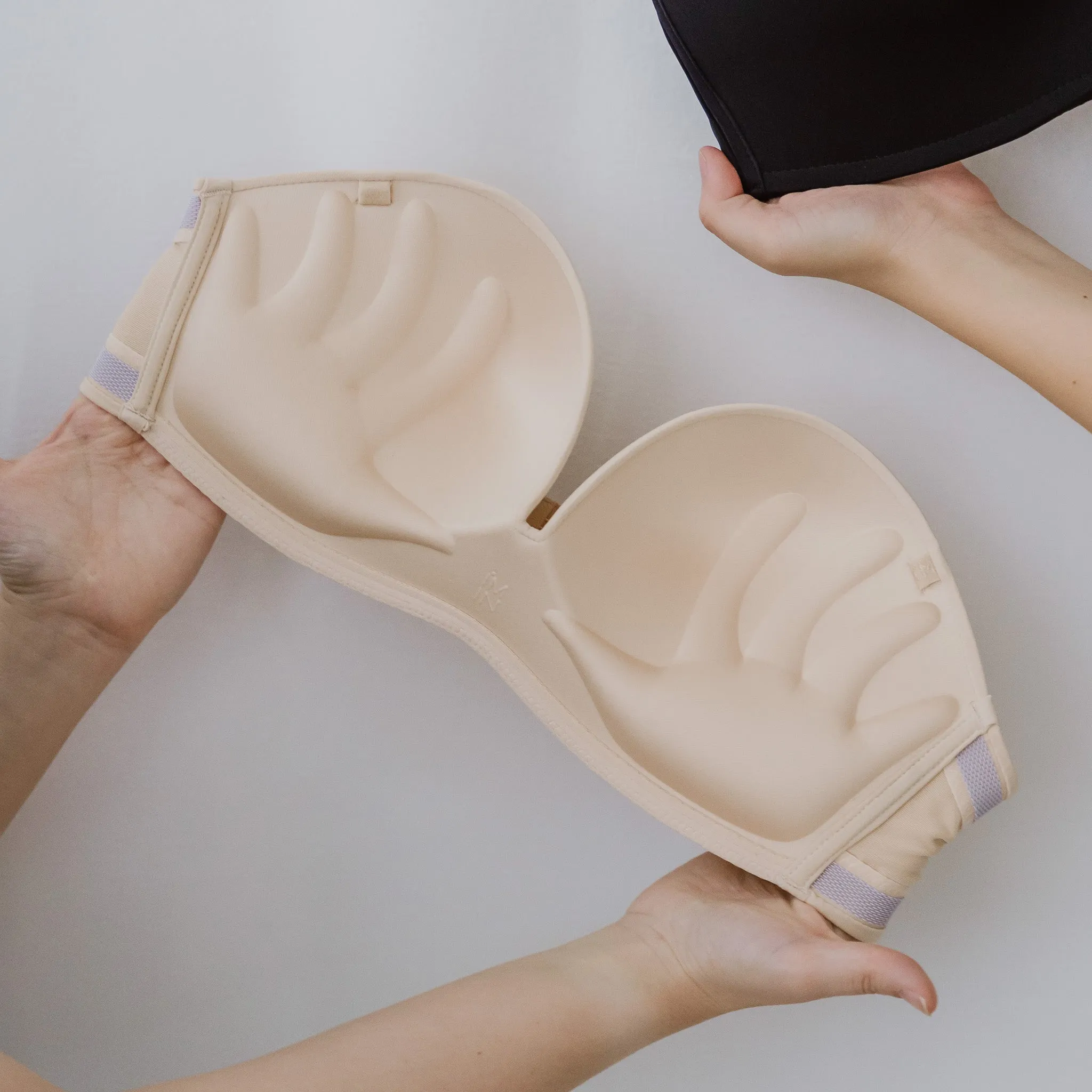 4th Gen X 100% Non-Slip Wireless Strapless Bra in Nude
