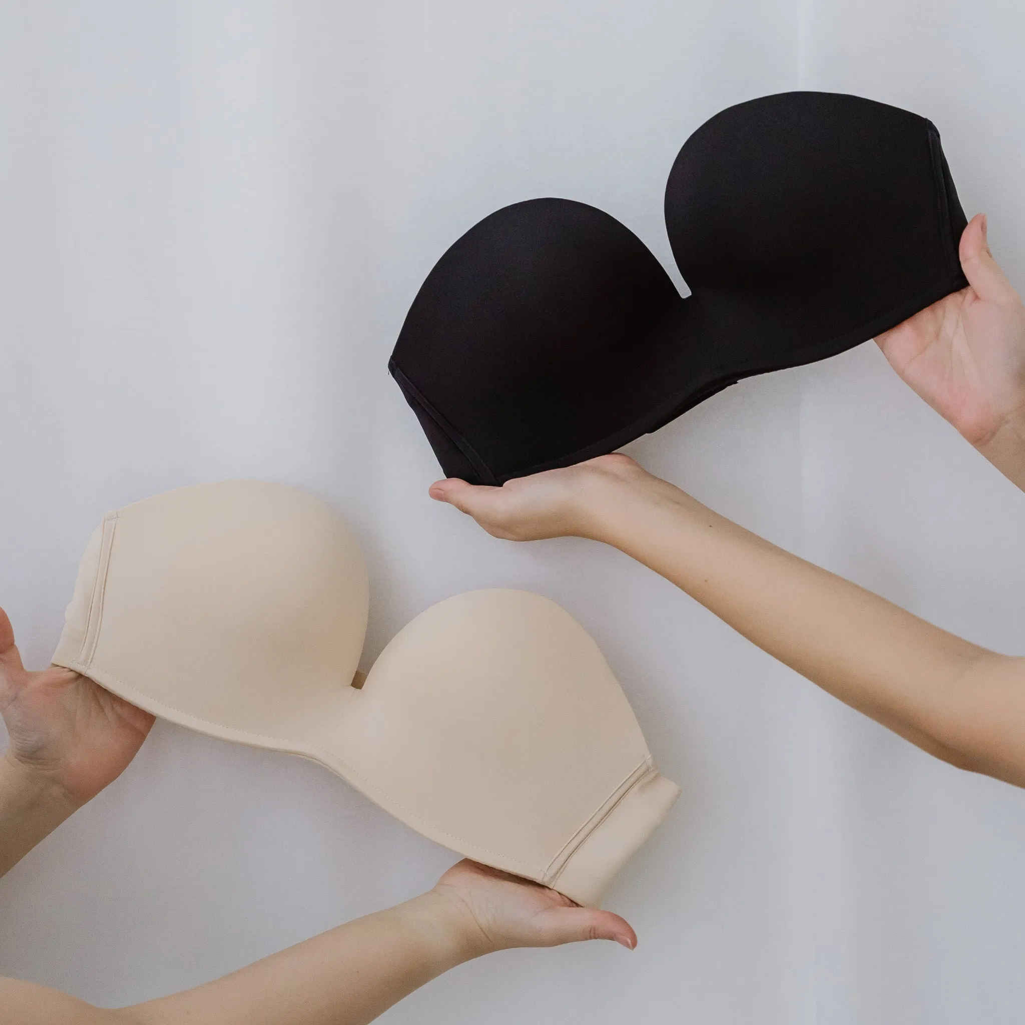 4th Gen X 100% Non-Slip Wireless Strapless Bra in Nude