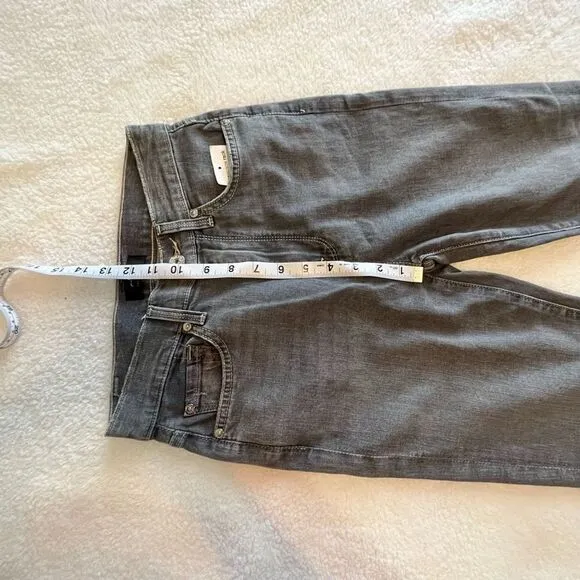 7 For All Mankind Women's High Waist Skinny Jeans Gray Walker Size 25 NWT