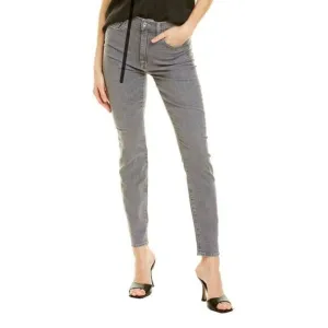 7 For All Mankind Women's High Waist Skinny Jeans Gray Walker Size 25 NWT