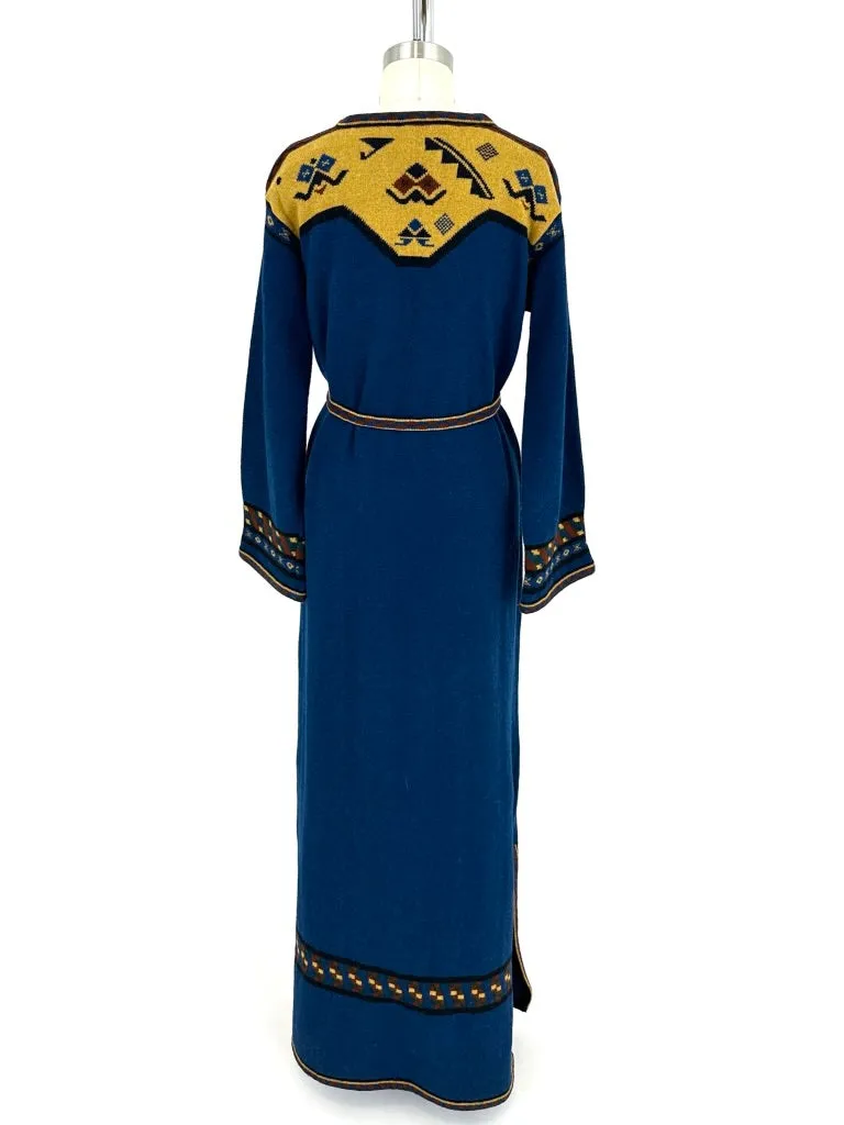70s John Ashpool Lambswool Sweater Dress