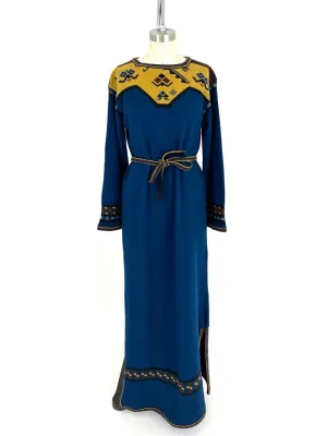 70s John Ashpool Lambswool Sweater Dress