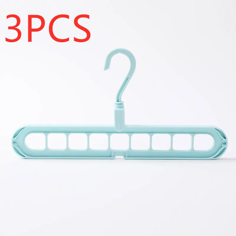 9-hole Clothes Hanger Organizer, Space Saving Hanger organizer