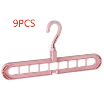 9-hole Clothes Hanger Organizer, Space Saving Hanger organizer