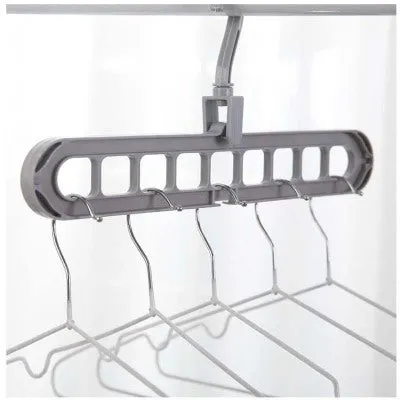 9-hole Clothes Hanger Organizer, Space Saving Hanger organizer