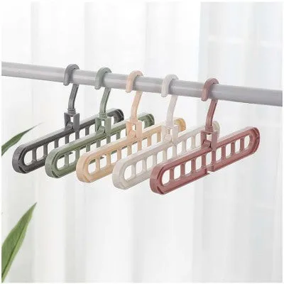 9-hole Clothes Hanger Organizer, Space Saving Hanger organizer