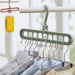 9-hole Clothes Hanger Organizer, Space Saving Hanger organizer