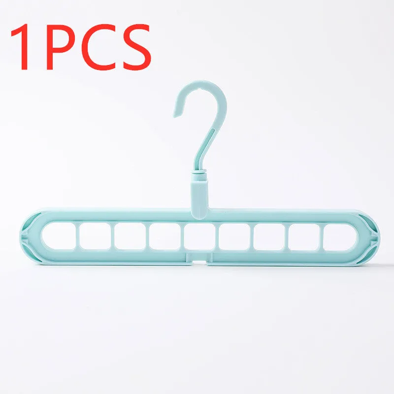 9-hole Clothes Hanger Organizer, Space Saving Hanger organizer