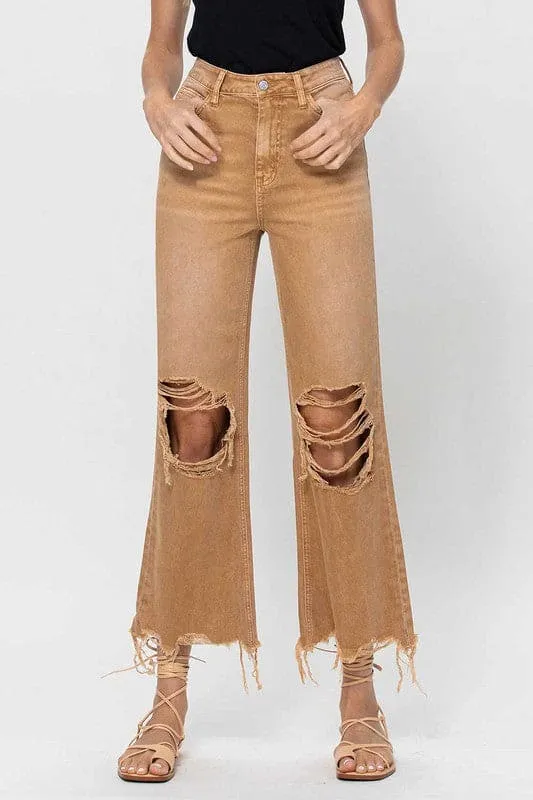 90's Vintage Crop Flare