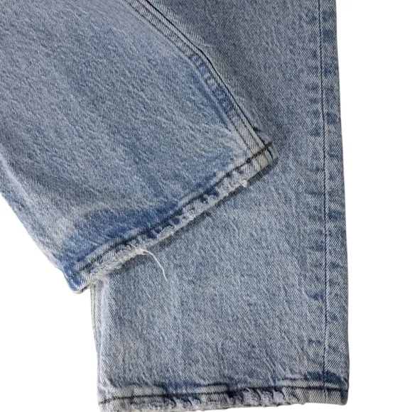 Abercrombie &amp; Fitch Blue Straight Leg Jeans Relaxed Fit Size 25/0s