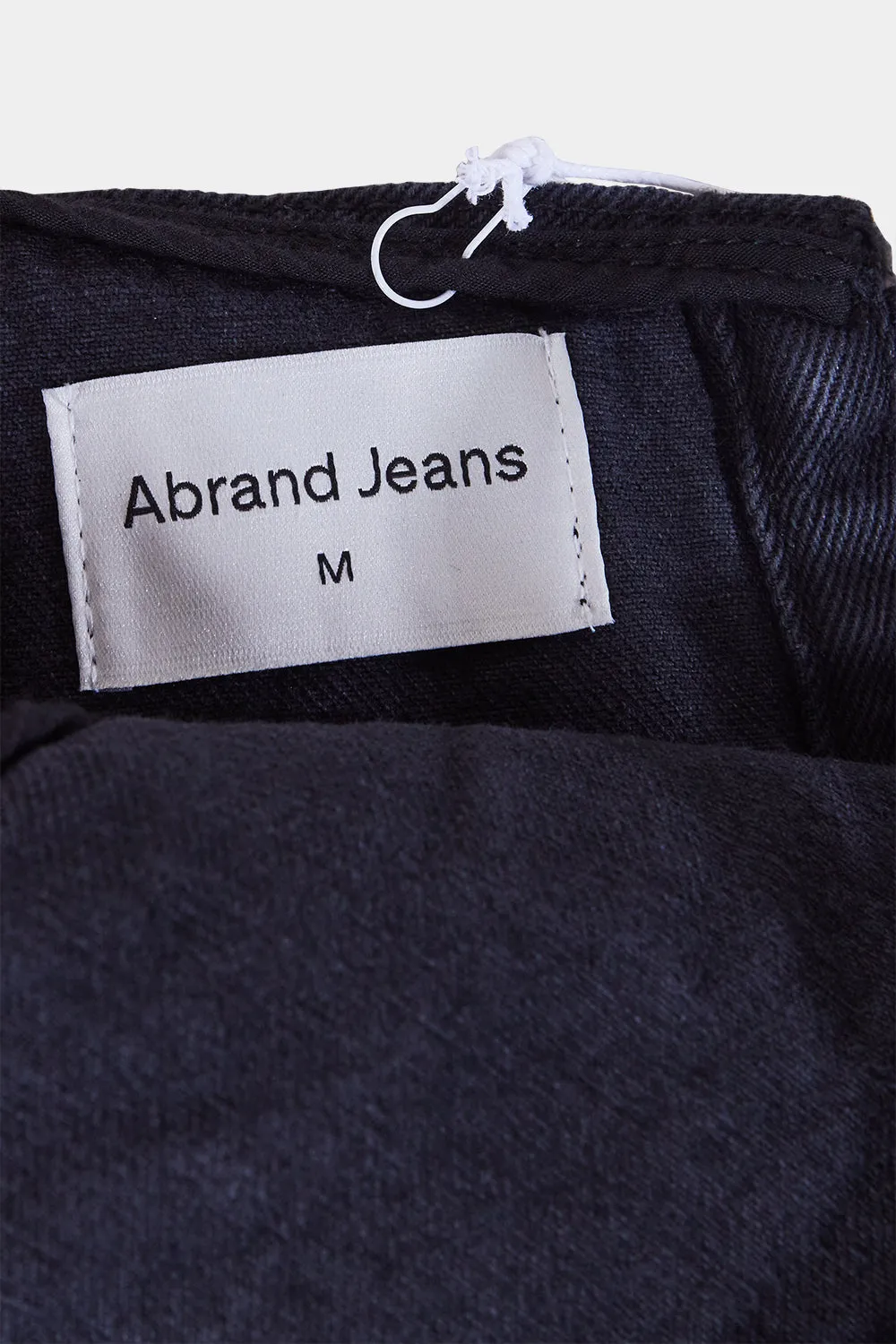 Abrand Jeans Black Denim Tie Back Crop Top