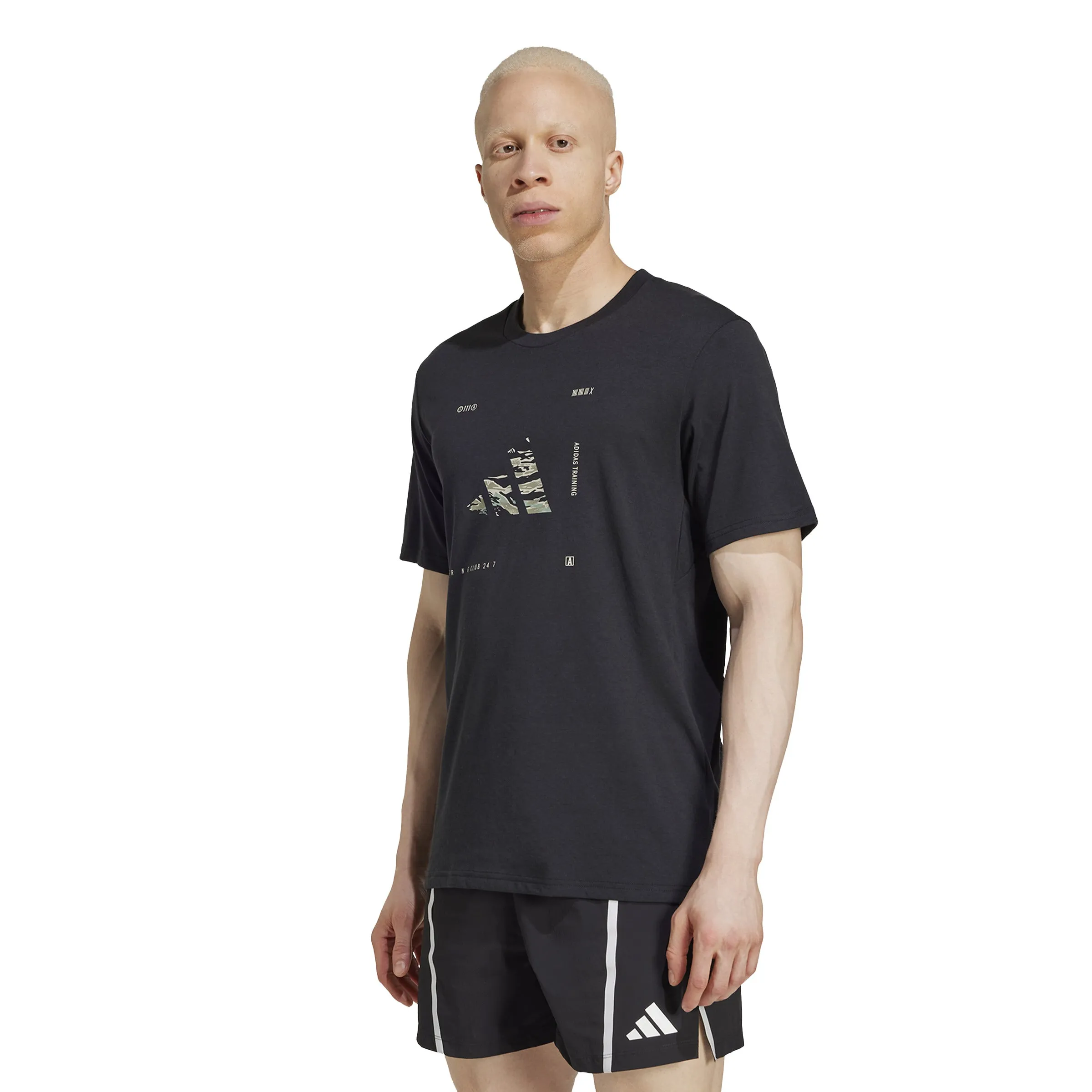 Adidas Climacool Training Camo Logo Graphic T-Shirt - Men