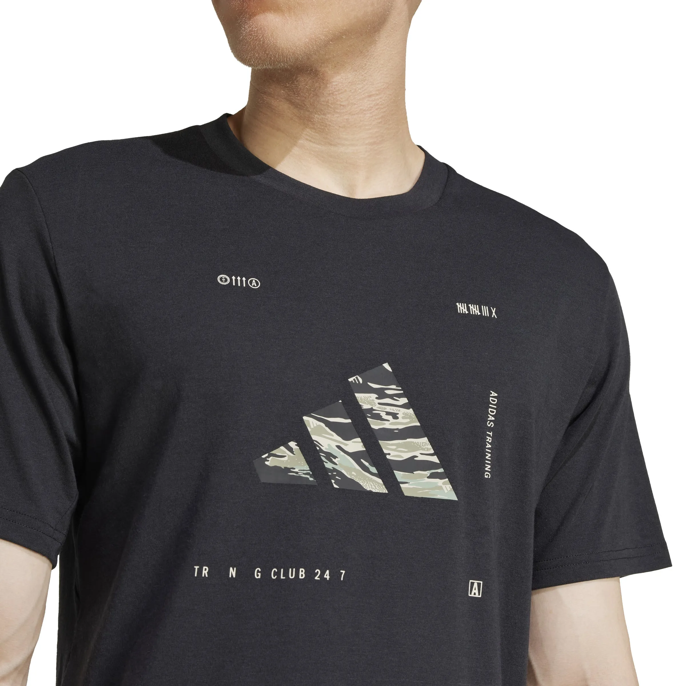 Adidas Climacool Training Camo Logo Graphic T-Shirt - Men