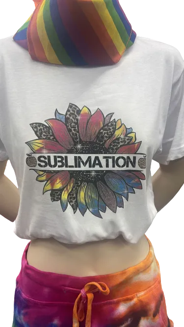 Adult Unisex 100% Polyester Sublimation T-Shirt - Moisture-Wicking