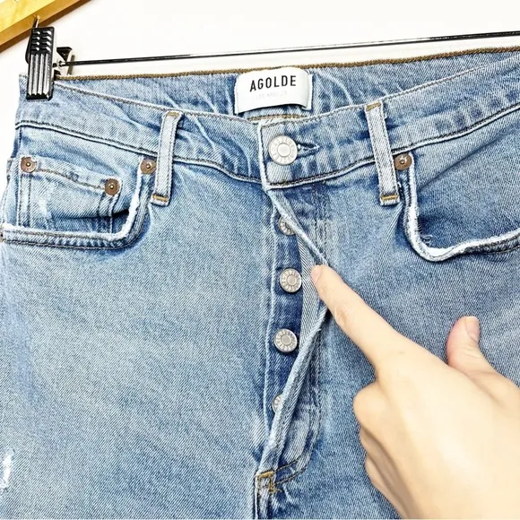 AGOLDE Nico High Rise Slim Fit Jeans