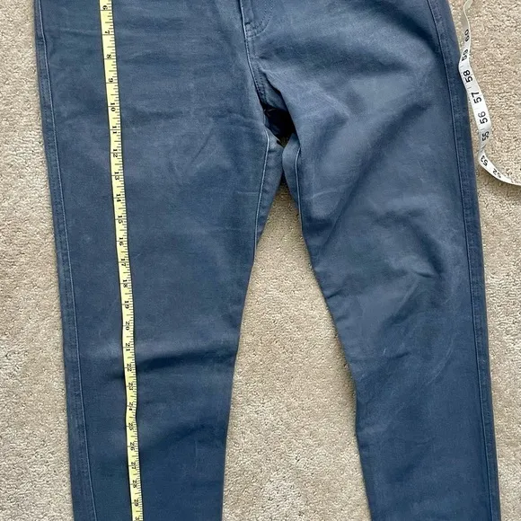ALEXANDER WANG Women’s Black Cotton w/Leather‎ Pocket Straight Leg Jeans-Size 28