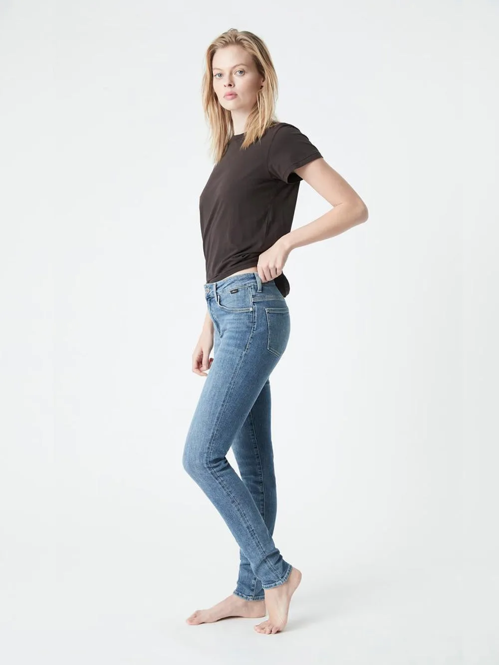 Alissa Light Organic Blue Denim Jeans