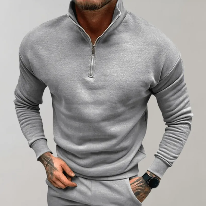 Alistair | Elegant Half-Zip Sweater