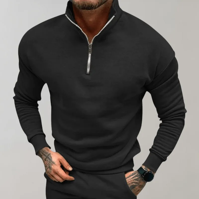 Alistair | Elegant Half-Zip Sweater
