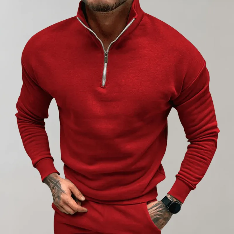 Alistair | Elegant Half-Zip Sweater