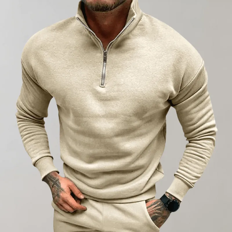 Alistair | Elegant Half-Zip Sweater
