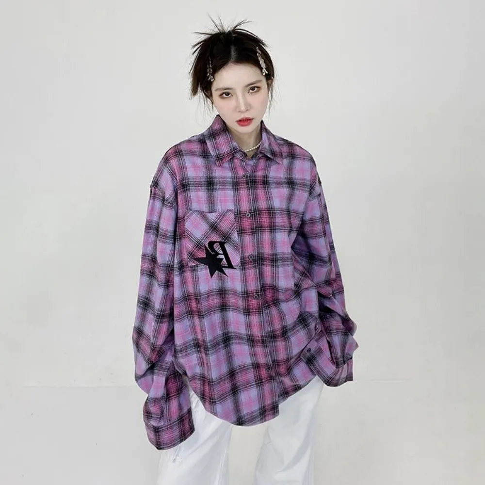American Vintage Embroidery Long Sleeves Shirt