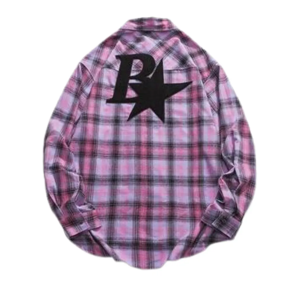 American Vintage Embroidery Long Sleeves Shirt