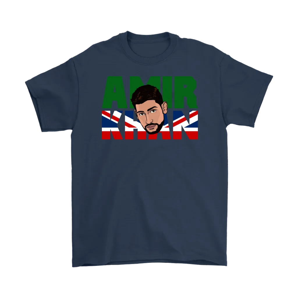 Amir Khan Cartoon Flag T-Shirt