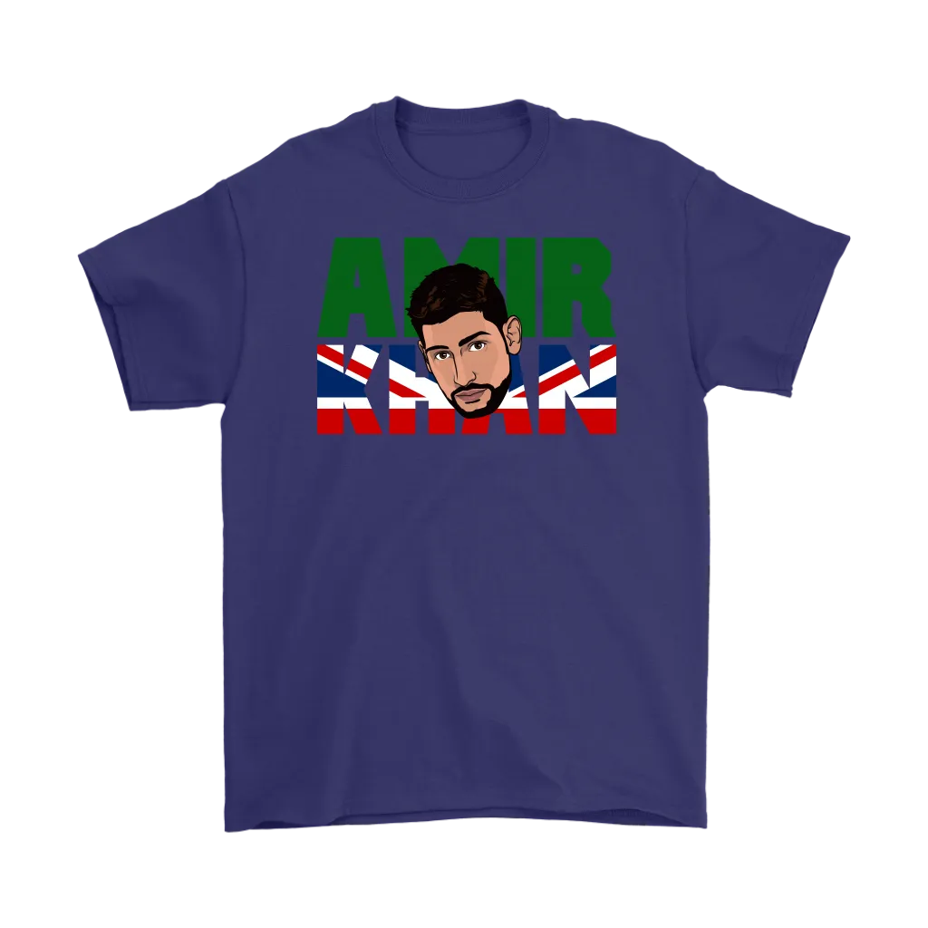 Amir Khan Cartoon Flag T-Shirt