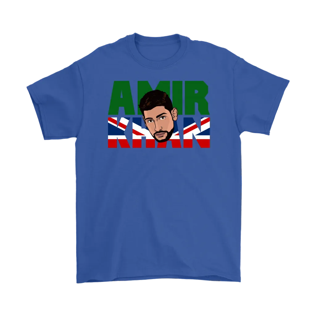 Amir Khan Cartoon Flag T-Shirt