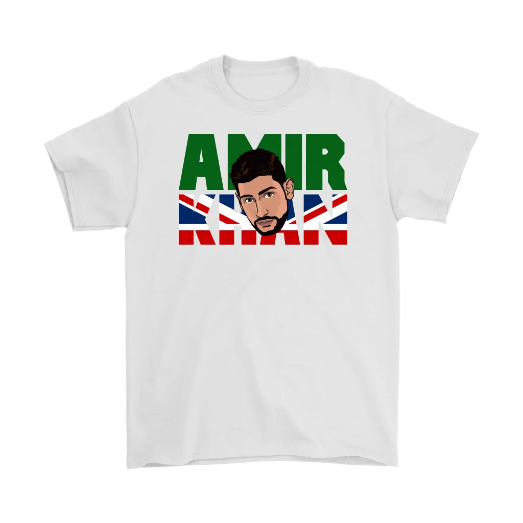Amir Khan Cartoon Flag T-Shirt