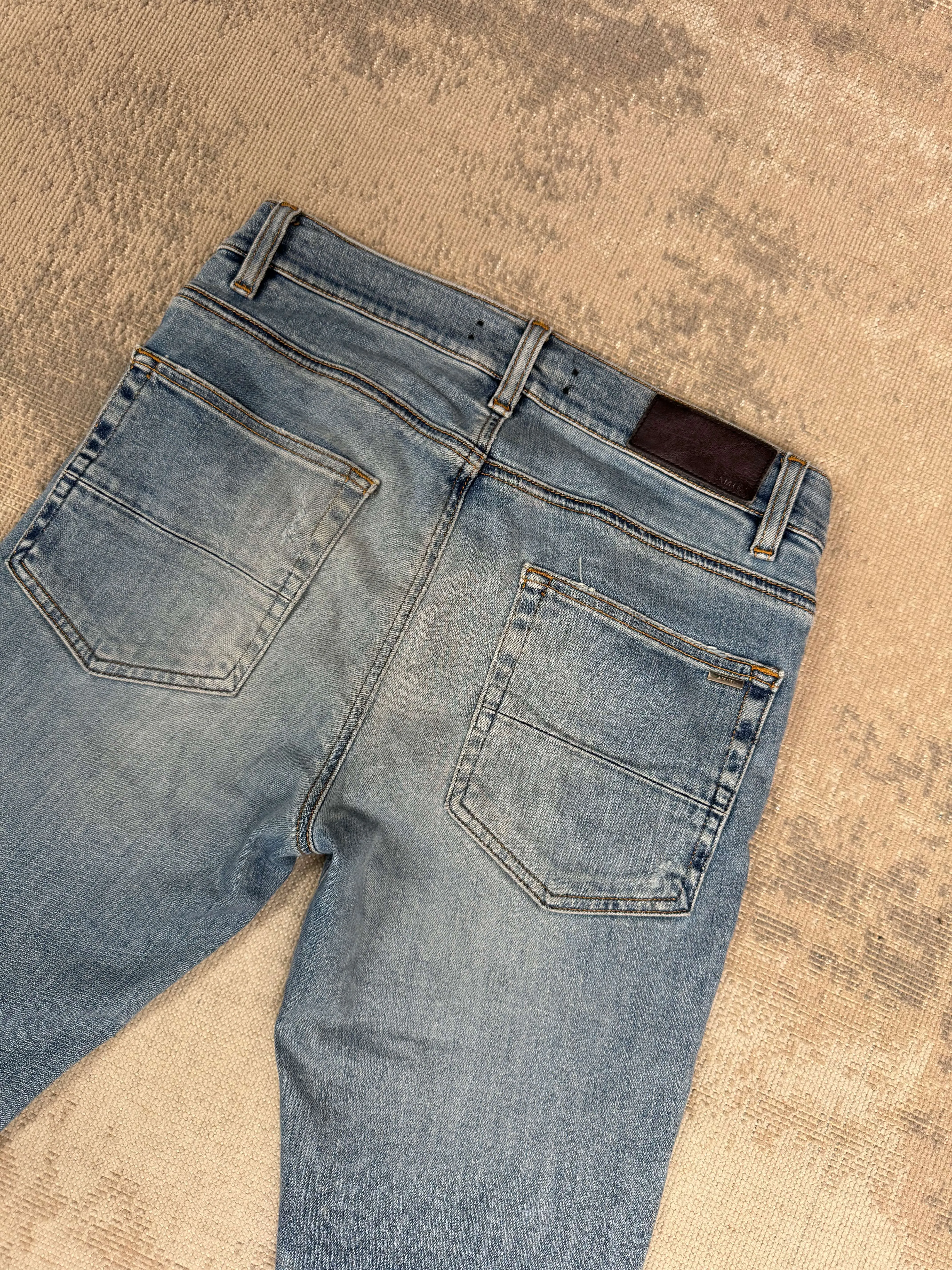 Amiri MX1 Jeans - Light Blue Denim